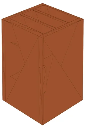Flat  Panel  True  Style  T  M  U  N3000  Mahogany  Doors